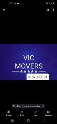 Vic movers give us a call let's help you