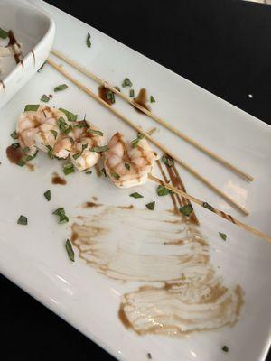 Shrimp skewer