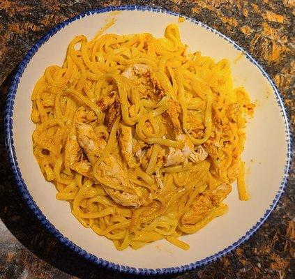 8'8'2022 Cajun Chicken Pasta... missing quite a bit of Chicken !!