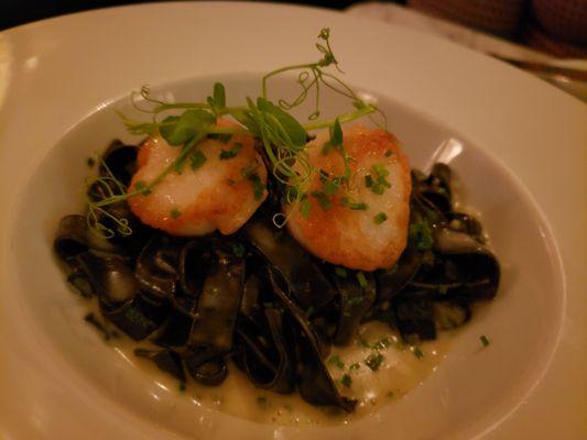 Squid ink pasta