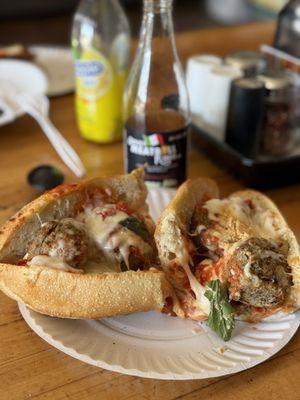 Meatball Parm Sandwich - Sandwich