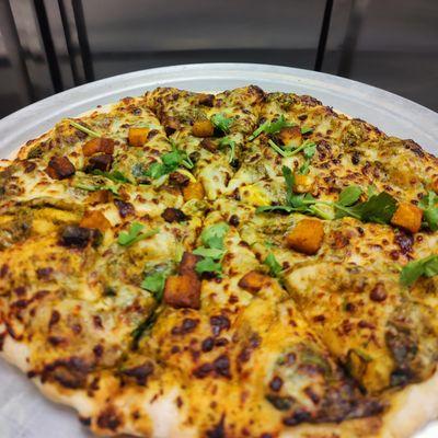 Palak Paneer Pizza