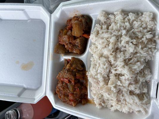 Ox Oxtail Stew with White Rice