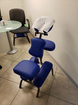 Chair massage for parties and events