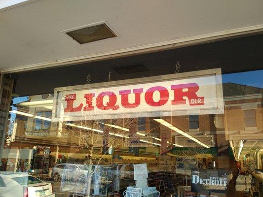 This place also has wine, beer and liquor for sale.