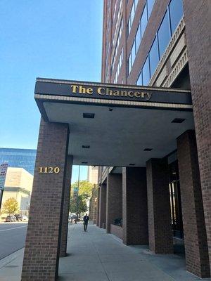 The Chancery Building entrance