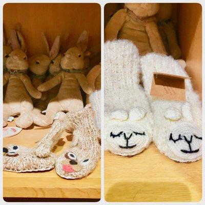 Bunnies, bear and llama slipper for babies and toddlers-2nd Floor!