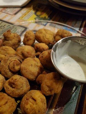 Fried mushrooms