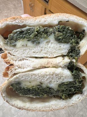 Spinach and Cheese Calzone