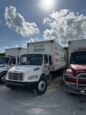 trucks getting wrapped