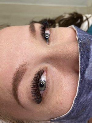 Volume lash extensions