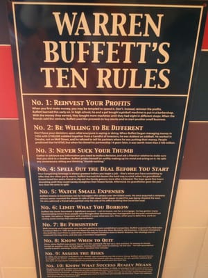 Ten rules in life