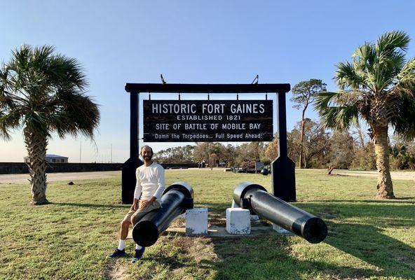 I liked this Historic Fort Gaines sign.