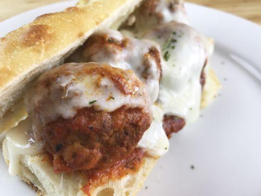 Meatball parm hero