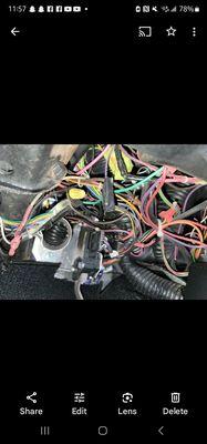 Does this look like wiring on $110k car. Um No