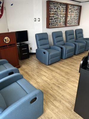 New furniture delivered on August 26, 2023. Donated by Delta Air Lines.