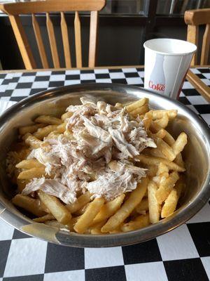 Rotisserie chicken  poutine