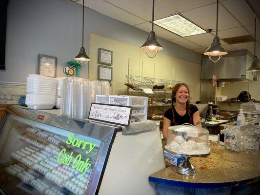 The best customer service out of any bagel shop I've seen...