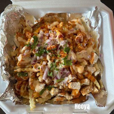 Fusion Fries with Chicken