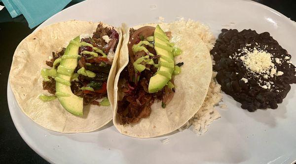 Southwest Tacos (sub brisket for fried chicken)