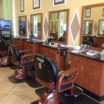 Barber stations.