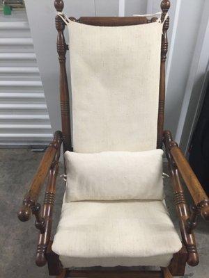 Antique platform rocker.