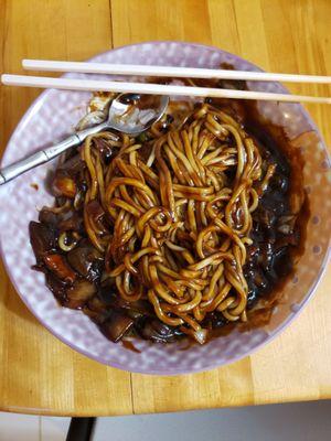 Jajangmyeon.