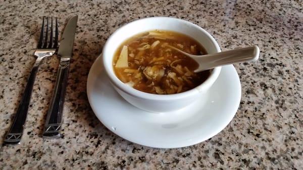 Hot and sour soup.