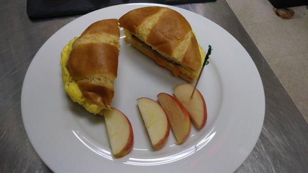 Sausage egg cheese