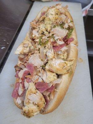 Chicken kabob sub