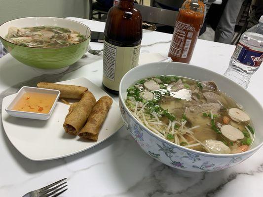 We're doing combination noodle soup tonight. This bowl is HUGE!