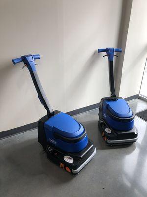 Clarke MA30 13B floor scrubbers.