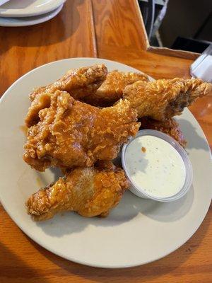 Champion wings with ranch