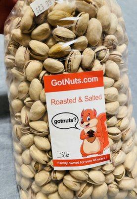 Nuts 3 pounds $23.99