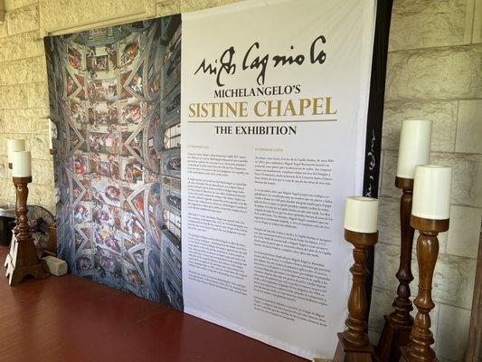 Visit Michelangelo's Sistine chapel exhibition.