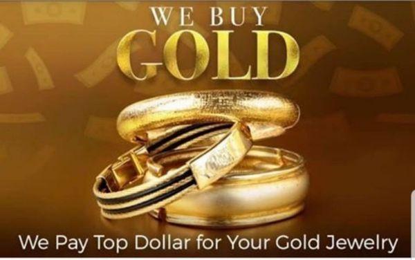 We buy gold!