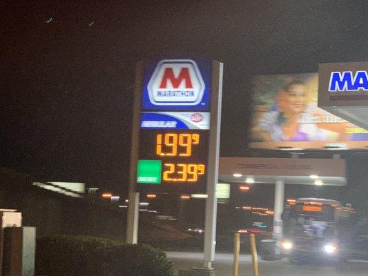 Gas price 10/17/20