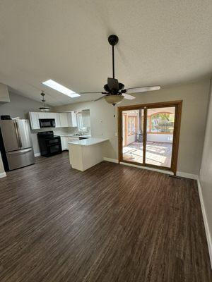 New floors and fresh paint for the whole house