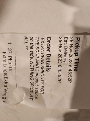 It's specifically States no spicy and it is not lemongrass chicken on top of not following the instructions they got the order wrong!