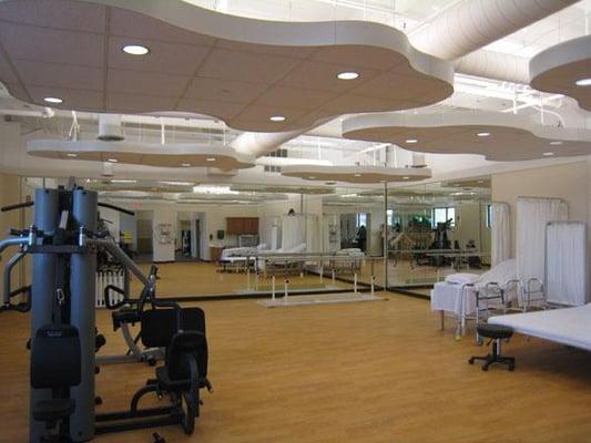 Nursing Home Rehabilitation room- lighting can be very important.