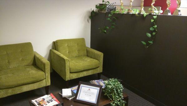 An interior shot of our office waiting area.