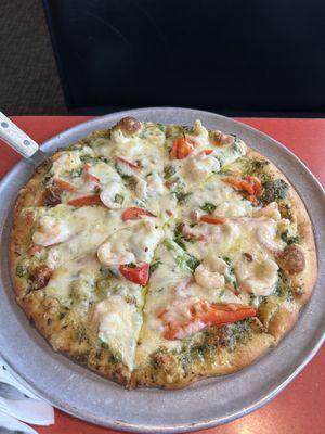 Panama red shrimp pizza - YUM