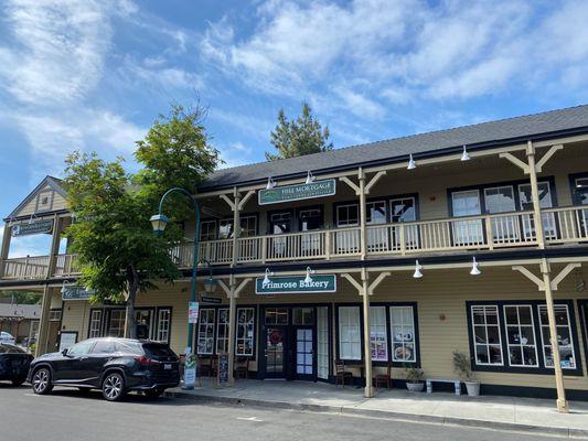 Hill Mortgage Storefront on Main Street in downtown Pleasanton.