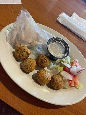 Falafel appetizer