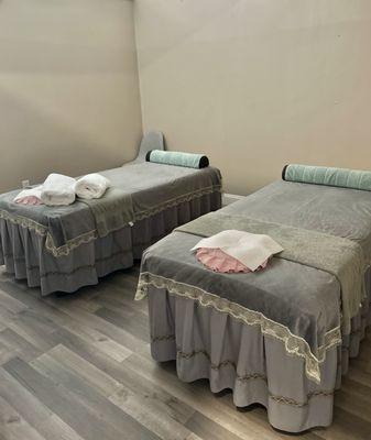 Couple's massage room