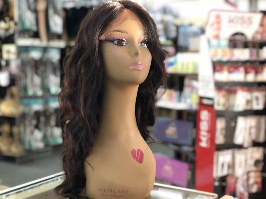 22" Human Hair Lace Wigs