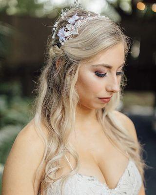 Beautiful bridal hair and makeup by Marin Makeup