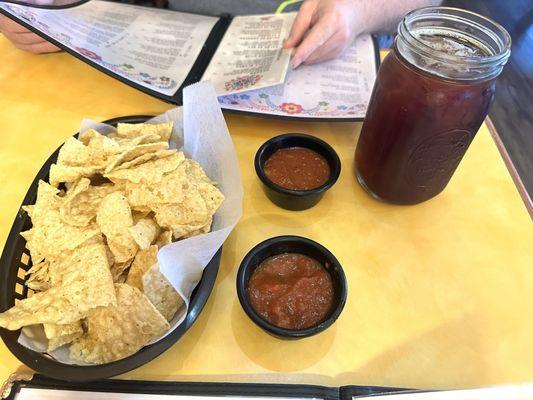 2024 Great Chips & huge glass of tea