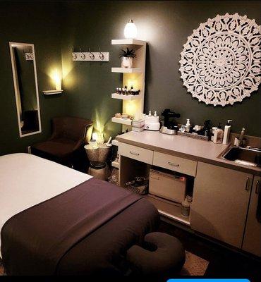 This is only one out of six of our amazing treatment rooms!