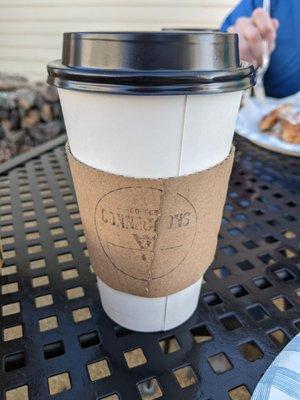 Samoa macchiato on the porch, delicious!